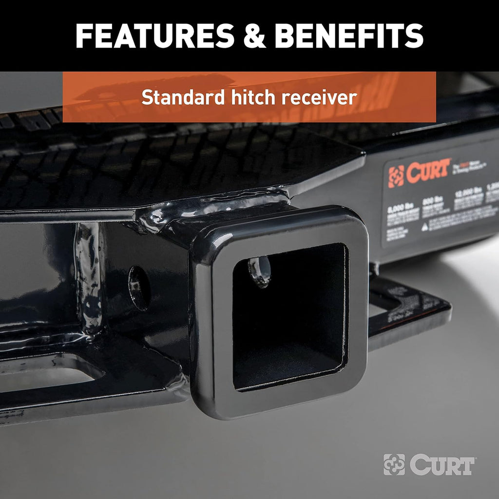 CURT 13281 Class 3 Trailer Hitch, 2-Inch Receiver, Compatible with Select Kia Sportage