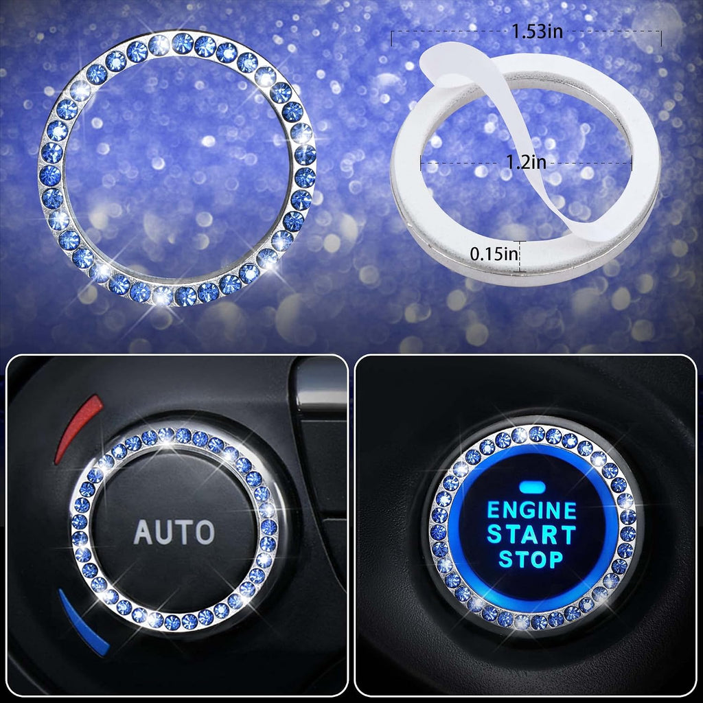 car pass 23 pcs bling diamond car accessories, view 9