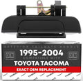 T1A Tailgate Handle Assembly Replacement - Compatible with 1995-2004 Toyota Tacoma - Liftgate Latch Assembly, Textured Black - Plastic - OEM 69090-35010, TO1915102, 79605