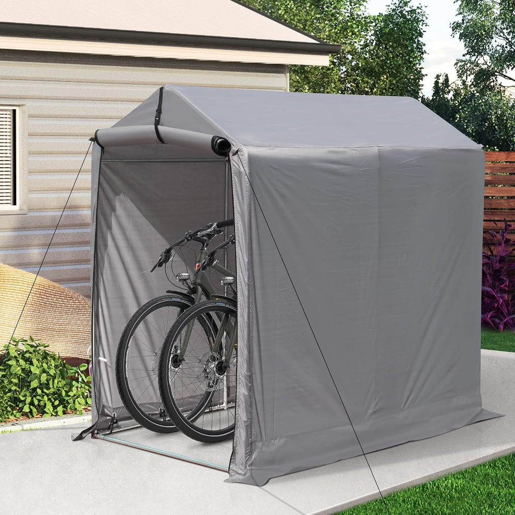 Outdoor Storage Shed 6 x 3Ft Heavy Duty Portable Storage Shelter