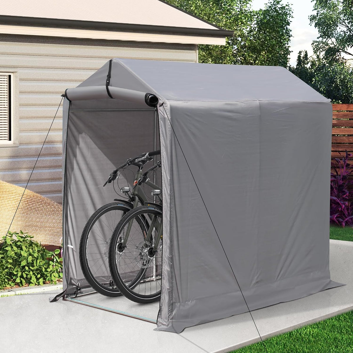 Outdoor Storage Shed 6 x 3Ft Heavy Duty Portable Storage Shelter
