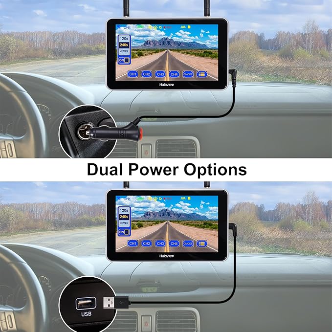Haloview Byte Tango BT7 Solar Wireless 1080P Solar Powered Backup Camera - Image 3