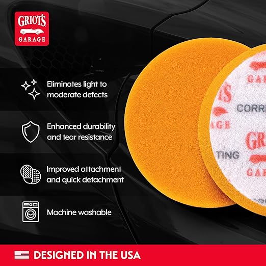 Griot's Garage Orange Foam Correcting Pads - Image 3