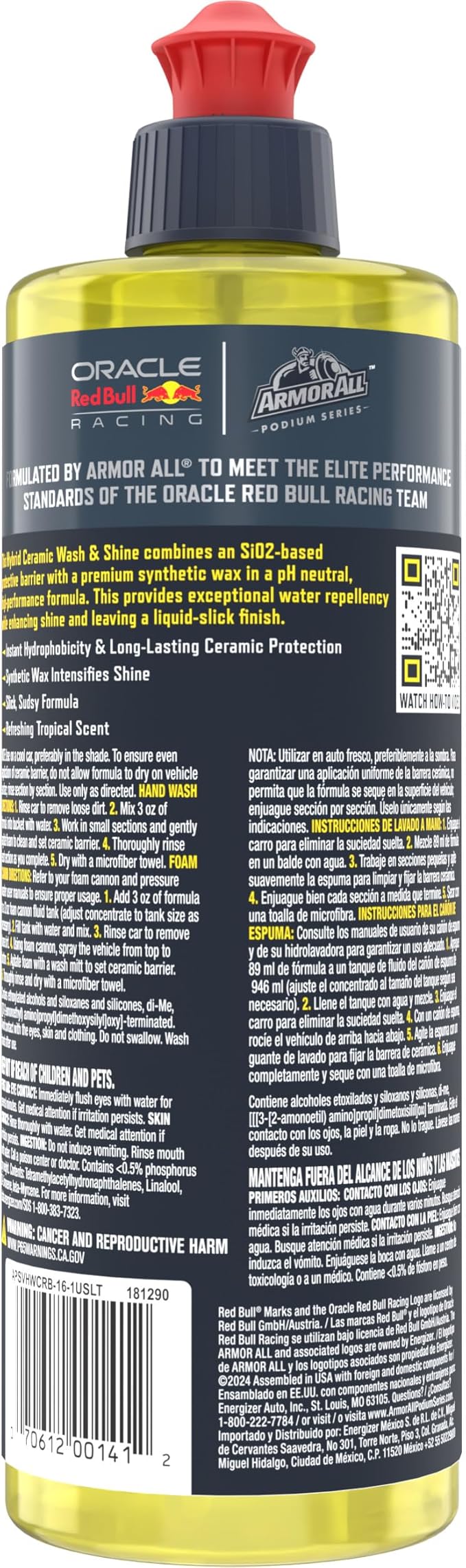 Armor All Podium Series Hybrid Ceramic Wash & Shine, 16 fl oz, 2-in-1 Car Wash - Image 8
