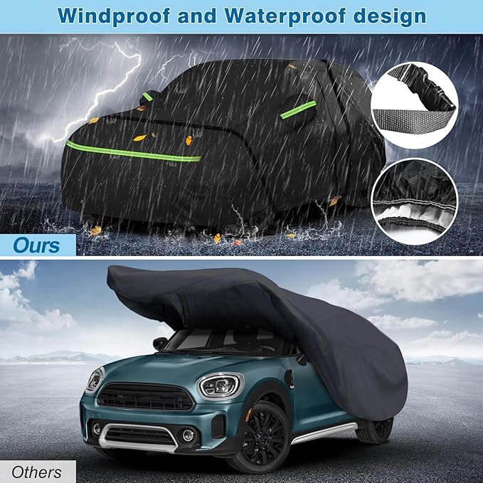 Full Car Covers for 2014-2025 Mini Cooper/Cooper S/Hardtop/Clubman/Countryman 4 - Image 6