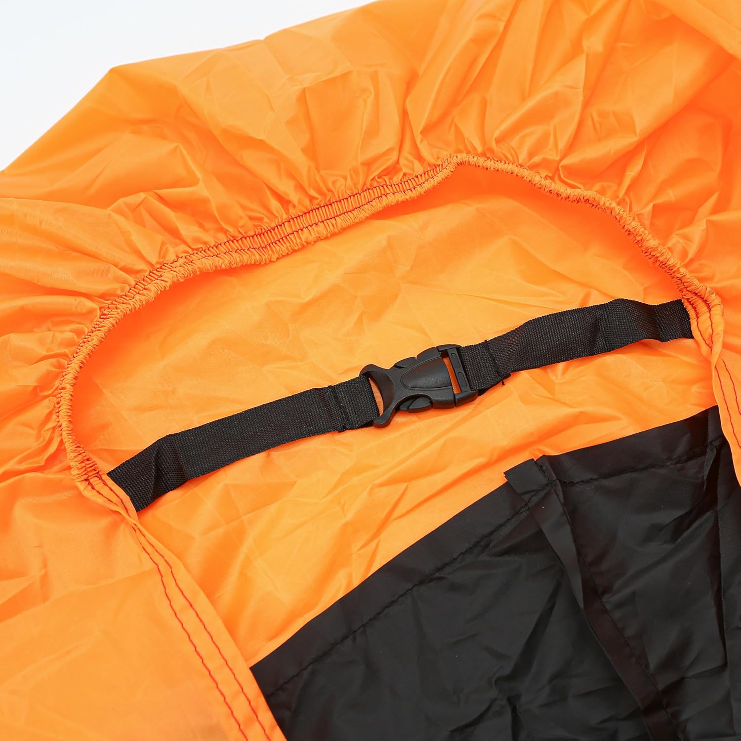 Motorcycle Cover XXXL Waterproof for Harley for Ultra Classic Davidson, Large for Street Glide for Electra for Touring FLHTCU for Road King for GL for Honda for Goldwing Outdoor Weather (Orange Black)