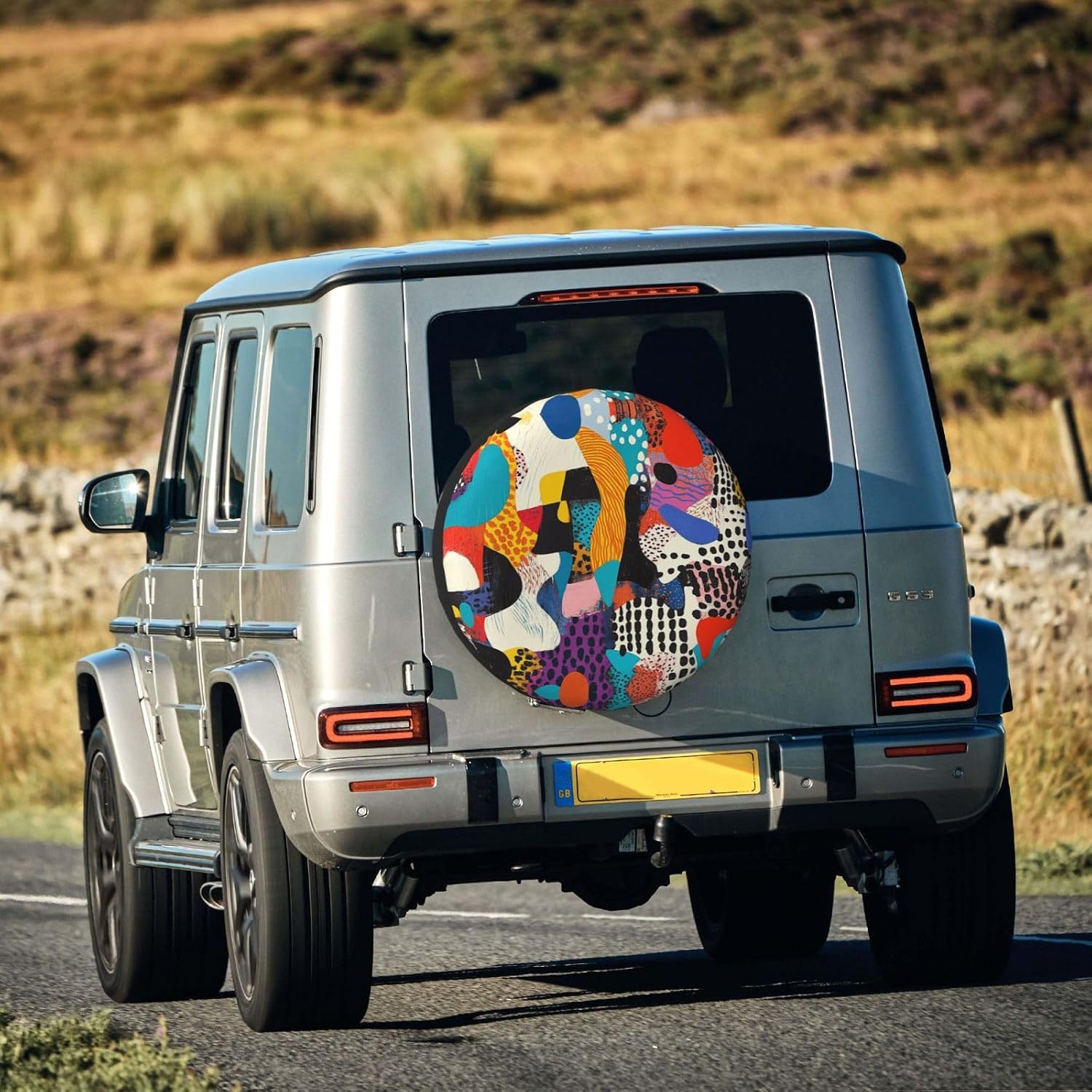 Abstract Graffiti Print Universal Spare Tire Cover for RV, Jeep | Wheel Protector Fits Rv, Trailer, Jeep, Shield Tires From Sun, Dirt And Rain For Outdoor Storage