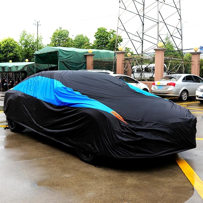 MORNYRAY Waterproof Car Cover All Weather Snowproof UV Protection Windproof - Image 9