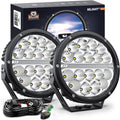 nilight 7 inch 2 pcs 90w 9850lm round, main product view