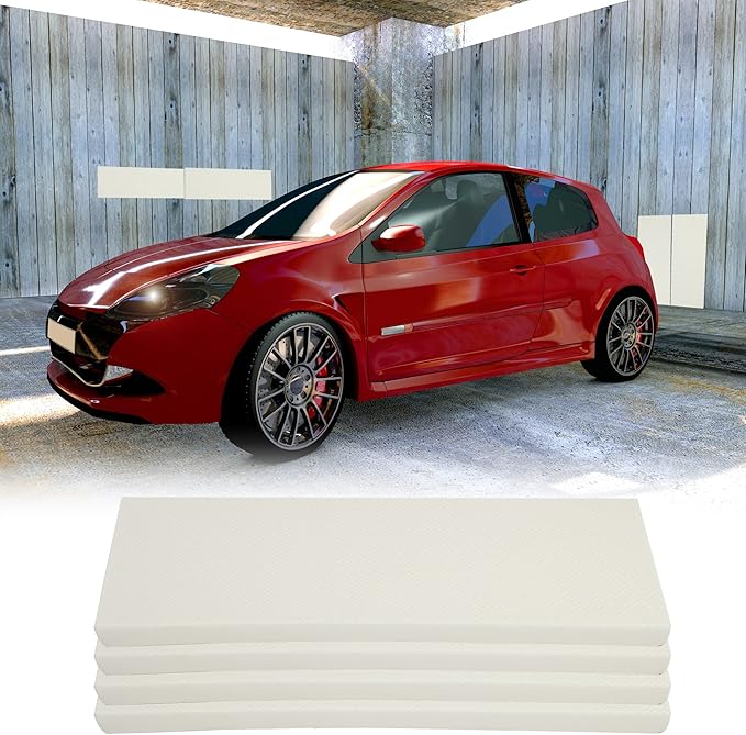 X AUTOHAUX 400x150x20mm 4pcs Car Garage Wall Guard Door Bumper Protector Anti - Image 2