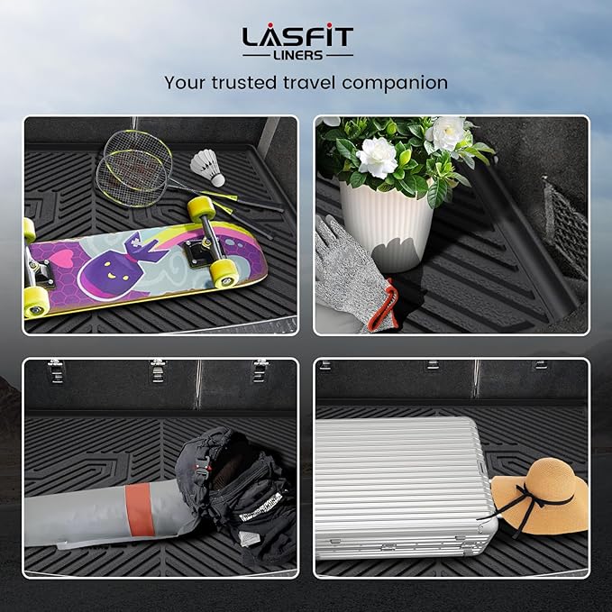 LASFIT Trunk Mat for Lincoln Corsair 2025 2024 2023 2022 2021 2020, All Weather - Image 8