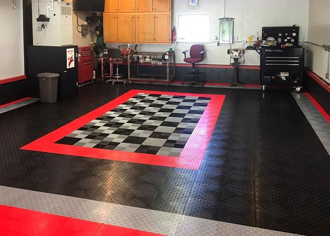 GarageTrac Diamond, Durable Interlocking Modular Garage Flooring Tile - Image 3