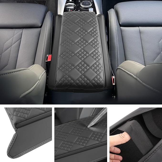 SXCY for 2025 BMW X3 Armrest Cover Pad for 2025 BMW X3 Accessories 2025 X3 - Image 3