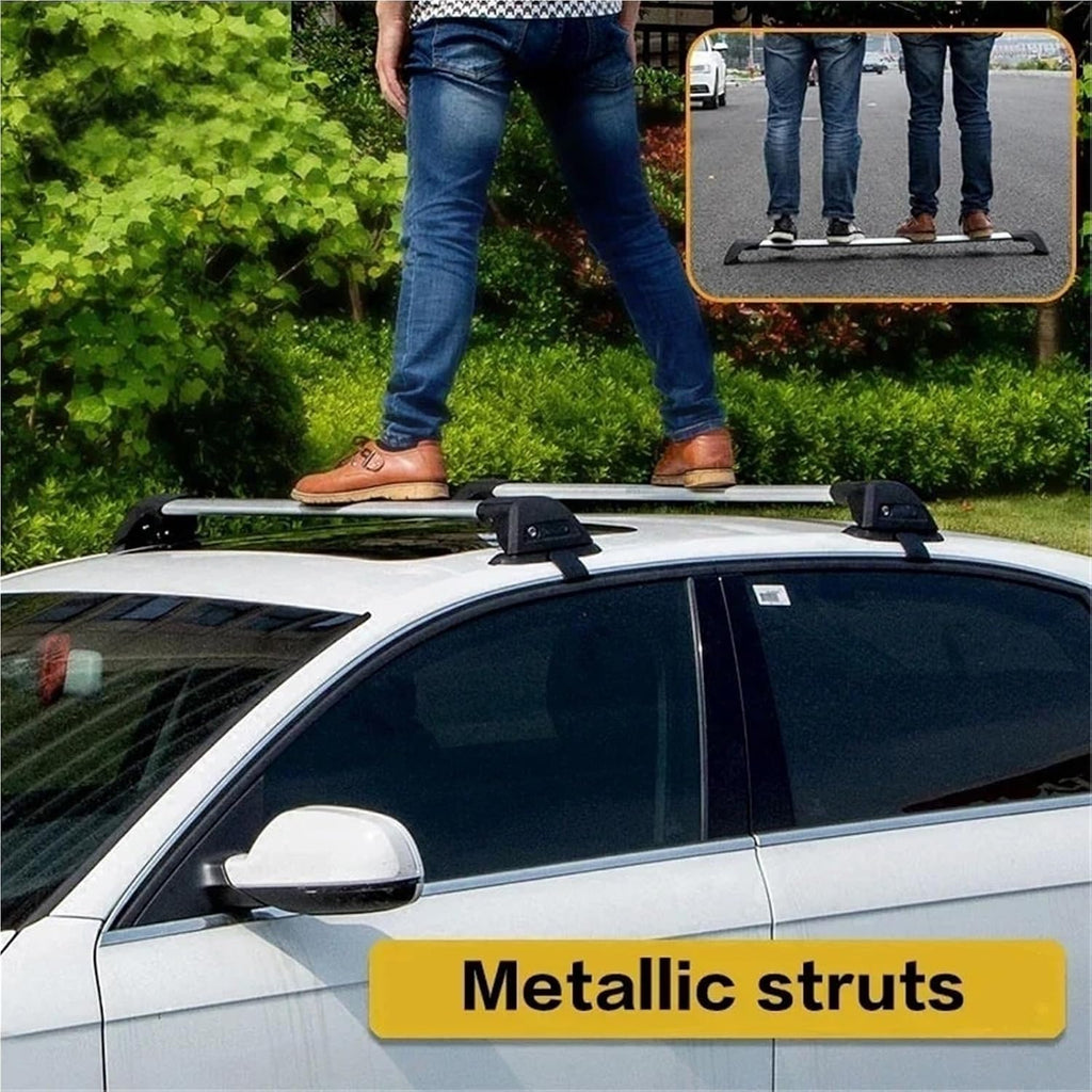 Compatible with Subaru Outback (BS) 2015-2021 Car Bald Section Mute Cross Bar Load Aluminum Alloy Roof Box(B)