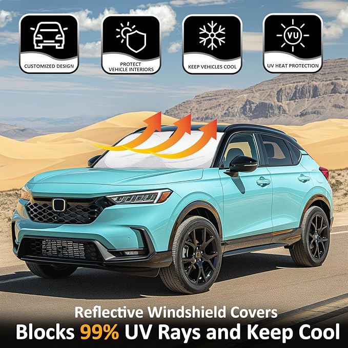 Sunshade for Honda CRV 2017-2022 Sun Shade Fit HR-V CR-V LX EX EX-L, Sport - Image 2