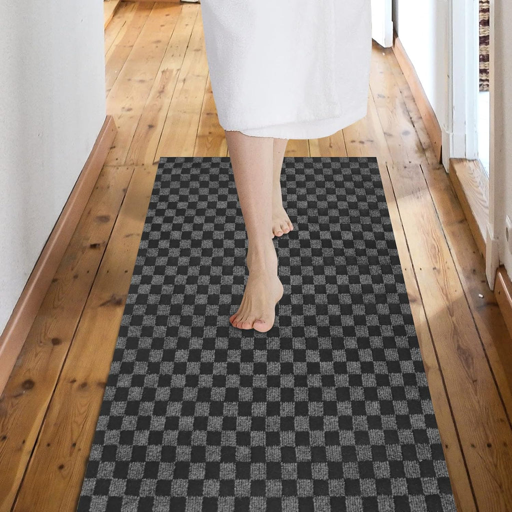 Custom Size Backed Non-Slip Area Rugs Runner, Easy Clean, Waterproof Runner Rugs