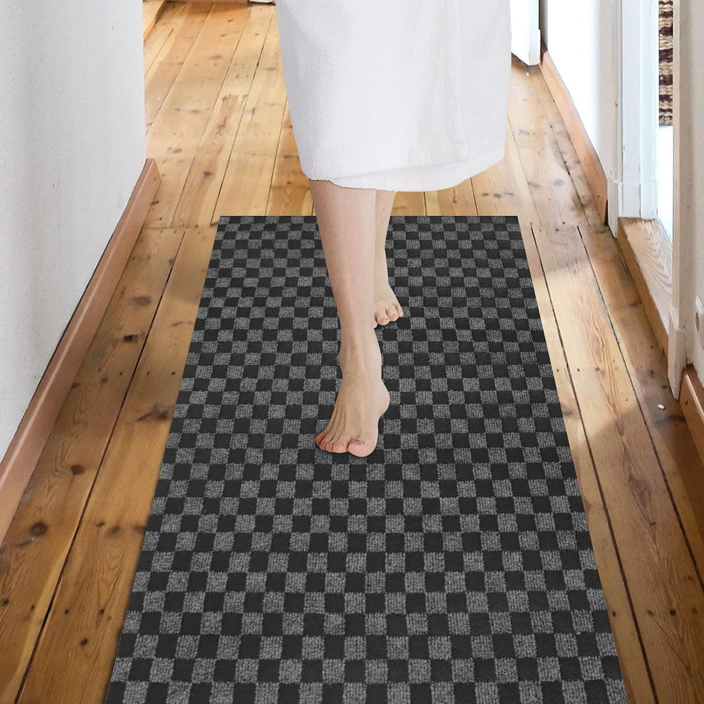 Custom Size Backed Non-Slip Area Rugs Runner, Easy Clean, Waterproof Runner Rugs