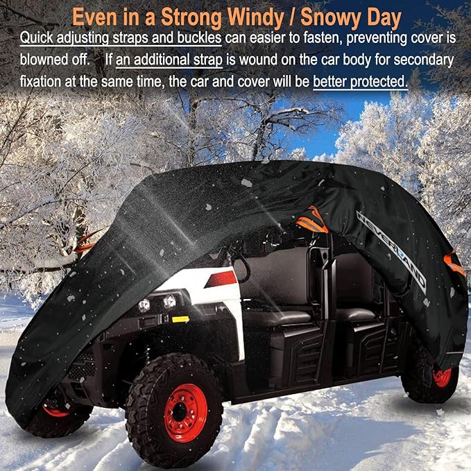 NEVERLAND UTV Cover Heavy Duty Ranger Cover Waterproof 2-3 Seater/4-6 Seater