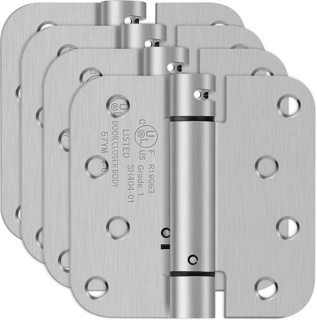 4 inch self closing door hinges, 5/8" radius, main product view