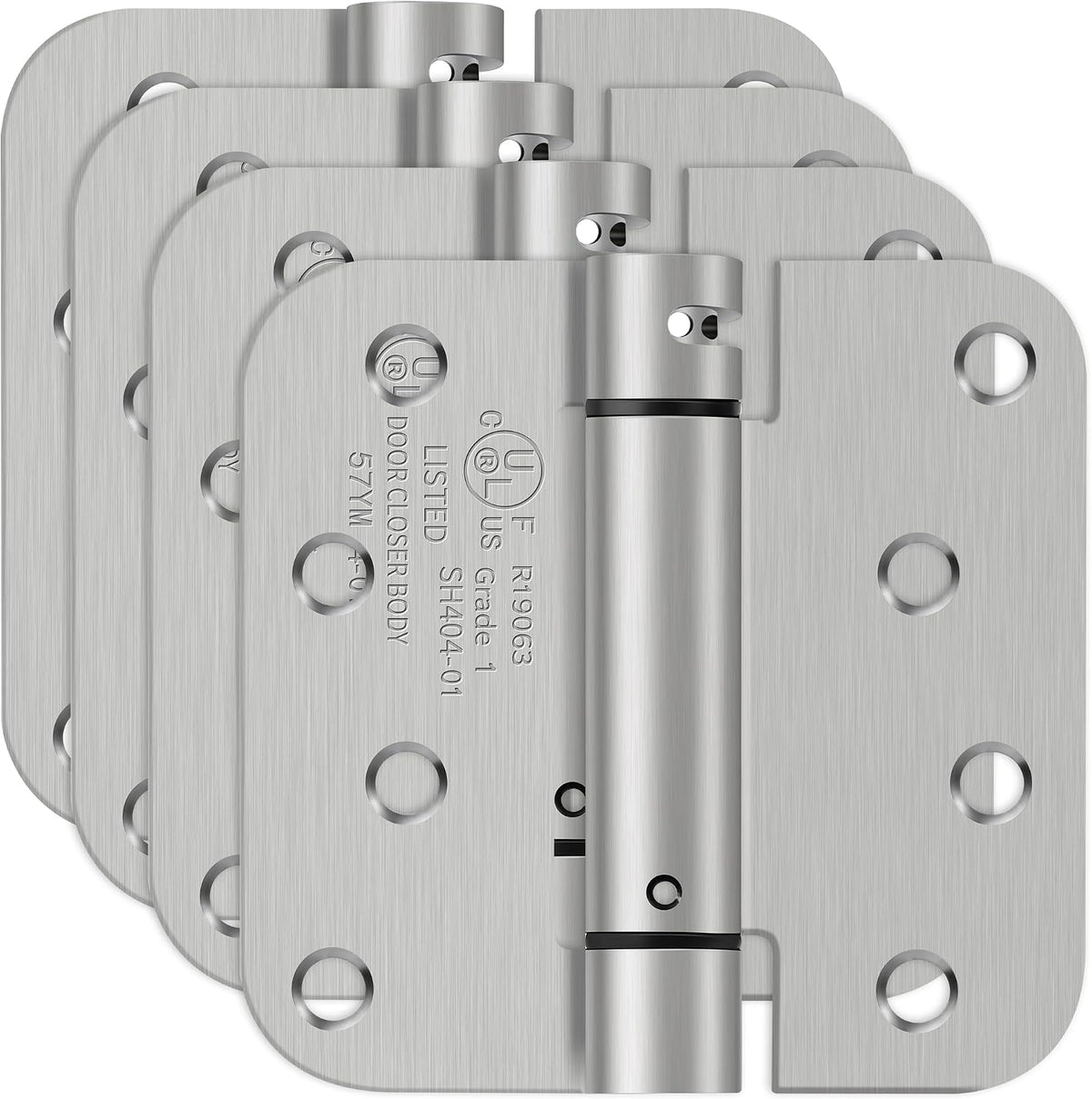 4 inch self closing door hinges, 5/8" radius, main product view