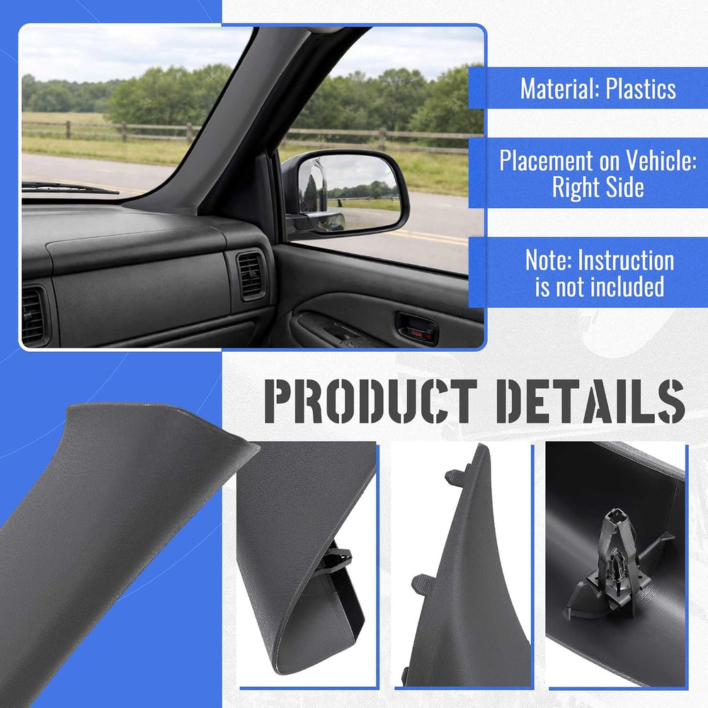 HECASA Windshield A Pillar Grab Compatible with 1999-2007 Chevy Chevrolet Sil...