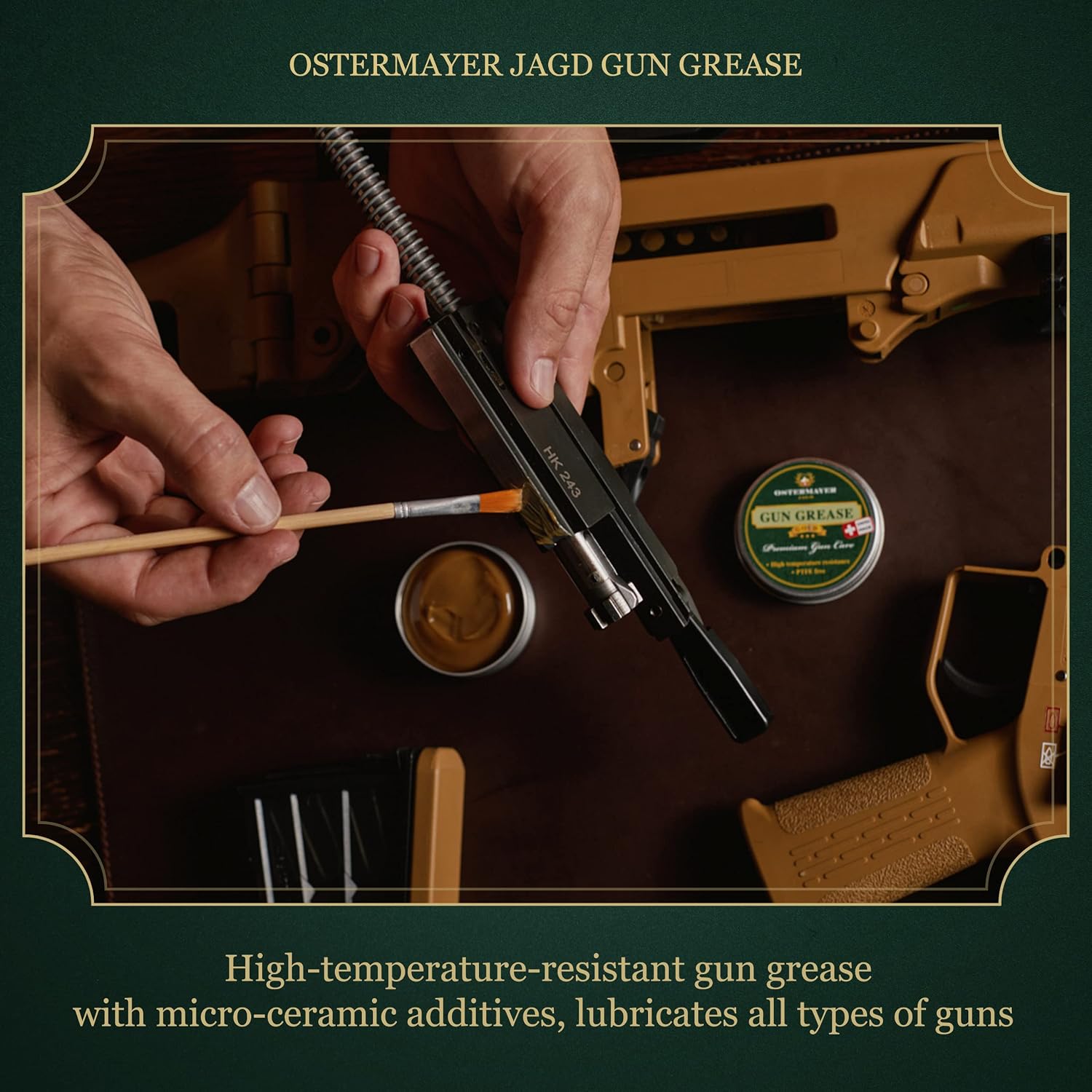 Gun Grease Gold Lubricant - Swiss Made high Performance Grease