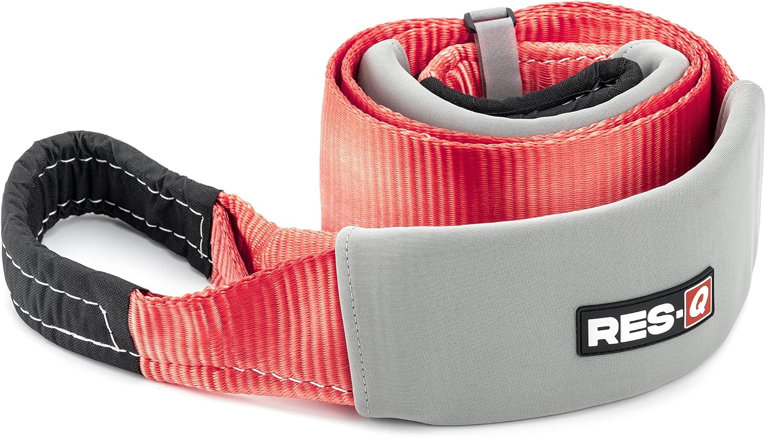 RES-Q Tree Saver Strap 4" x 8 Ft with 40,000 lb Breaking Strength - Nylon Recovery Tree Strap with Padded Sleeve Protector and Utility Cinch Straps