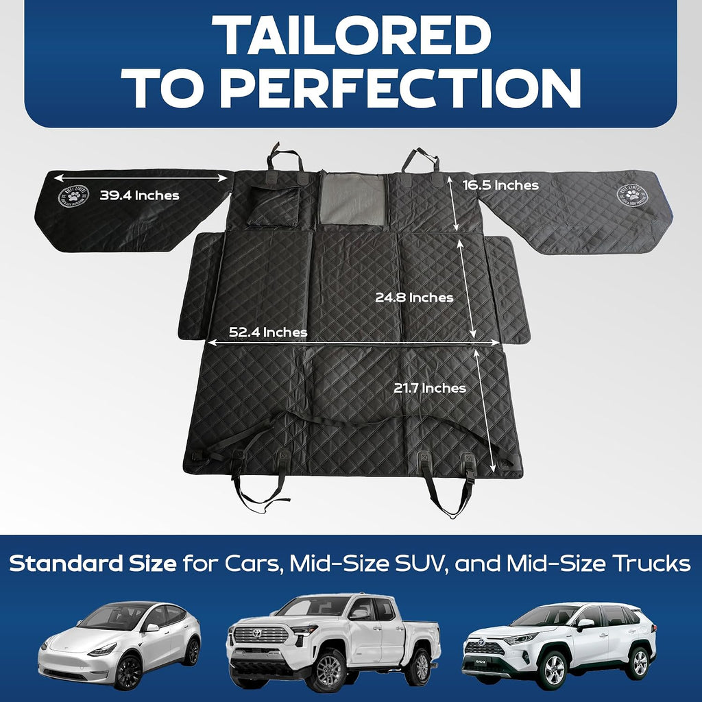 ruff liners back seat extender for dogs, package contents