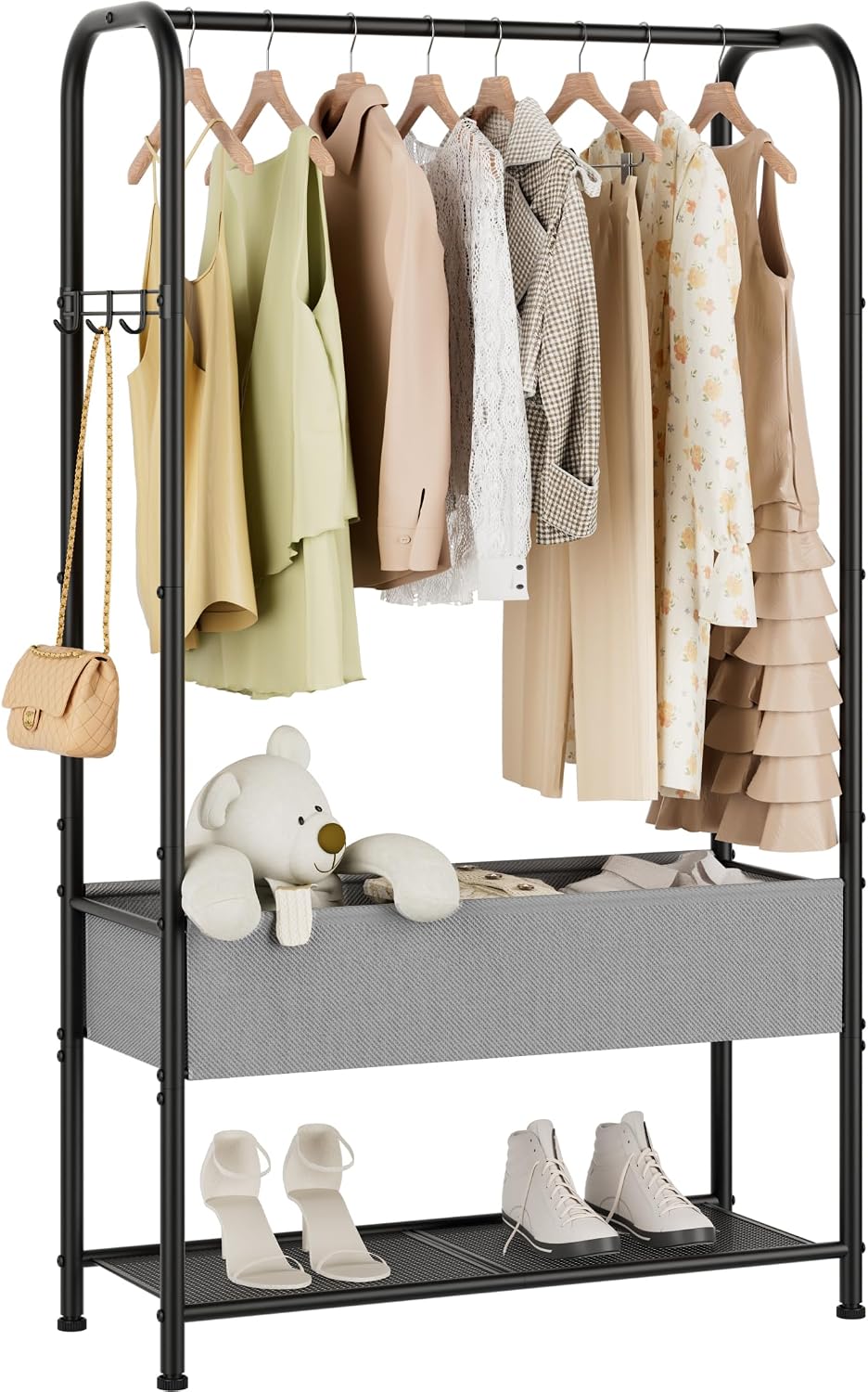 golpart freestanding metal garment rack - heavy duty, main product view
