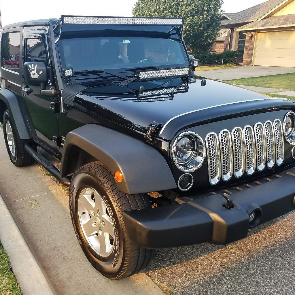 nilight - 70003c-a 22" 120w led light bar, front angle view