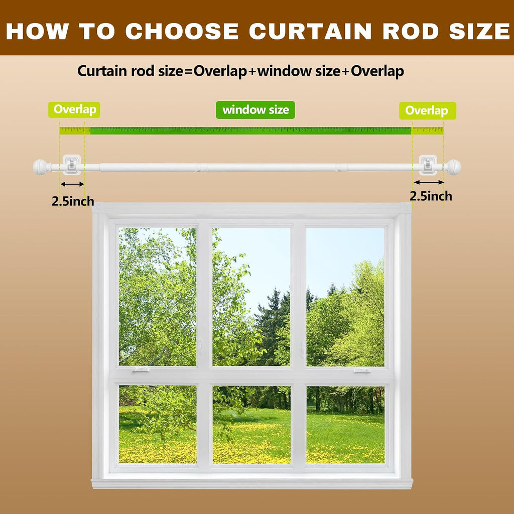 adhesive curtain rod no drilling for renter 27, view 9