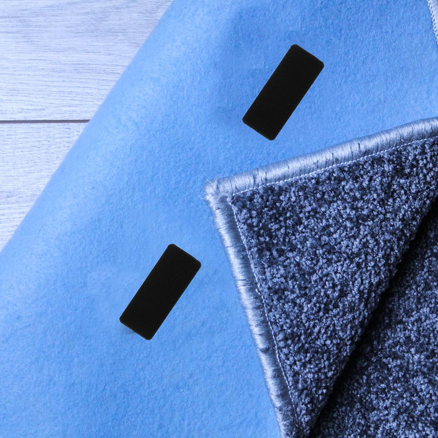 Car Carpet Fixing Stickers 18 Pairs Double-Sided Adhesive Non-Slip Car Floor Mat Holders High Temperature Resistant for Automotive Interior Floor Mats