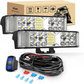 nilight side shooter led lights 2pcs 6.5 inch, main product view