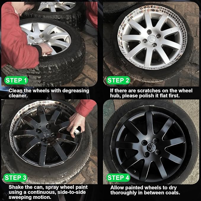 NADAMOO Aluminum Wheel Spray Paint, Car Rim Aerosol Paint - Image 4