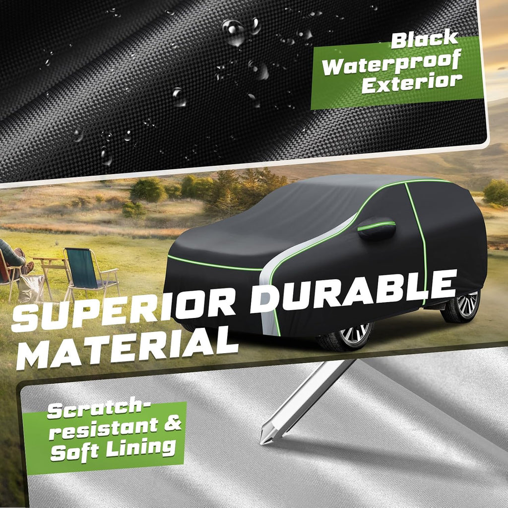mixsuper liner 420d oxford car cover for b showing dimensions