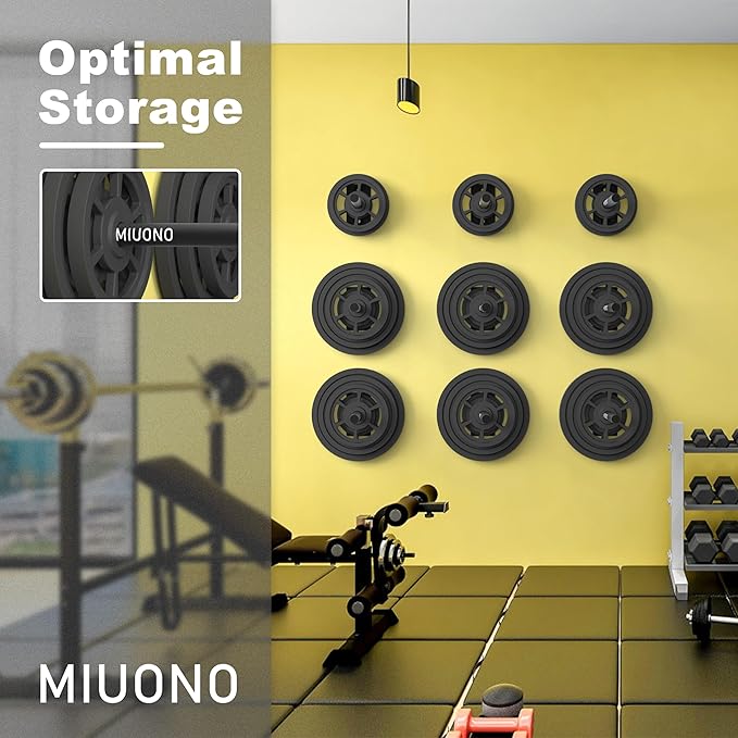 Weight Plate Holder, Wall Mounted Weight Rack Storage - Image 4