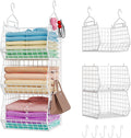 x-cosrack 3 tier foldable closet organizer, clothes shelves, main product view