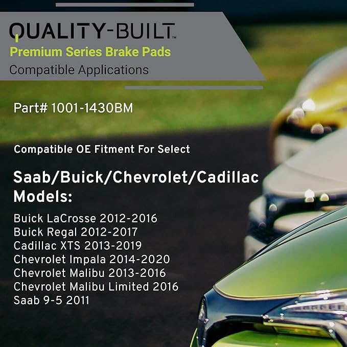 Premium Semi-Metallic Rear Brake Pads Compatible - Image 3