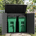 yitahome outdoor storage shed w/o shelf, 30 cu, main product view