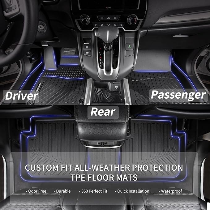KELCSEECS Floor Mats Custom for 2011-2023 Dodge Charger AWD/Chrysler 300 - Image 2