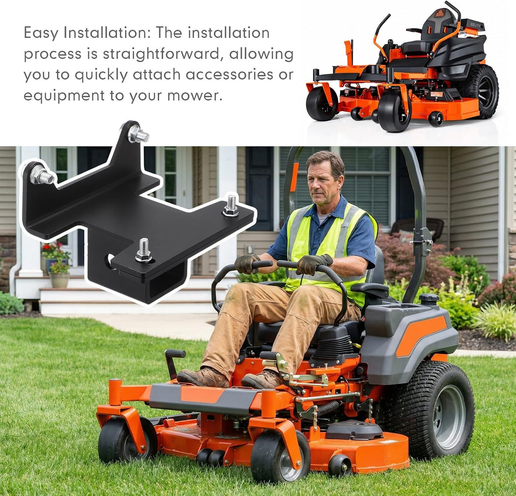 Timtin 093-1140-00 2" Front Hitch Receiver Bracket Receiver Mount Compatible with Maverick Lawn Mowers from 2021 to Present