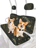 ZIDIYORUO Camo Ranger Seat Covers for Polaris Ranger 500 700 800 2002-2008 | Waterproof Oxford Fabric with PU Coating, Snug Fit UTV Bench Seat Protector Shields Seats from Pet Scratches, Dust & Mud