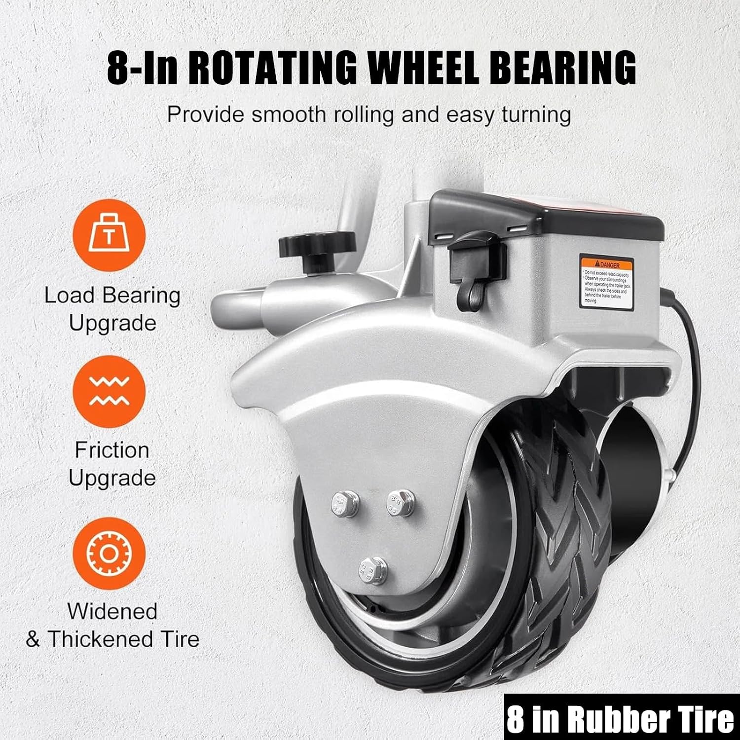 Electric Trailer Dolly for Moving Trailers, Caravans, and Boats - Heavy-Duty Trailer Mover and Jack