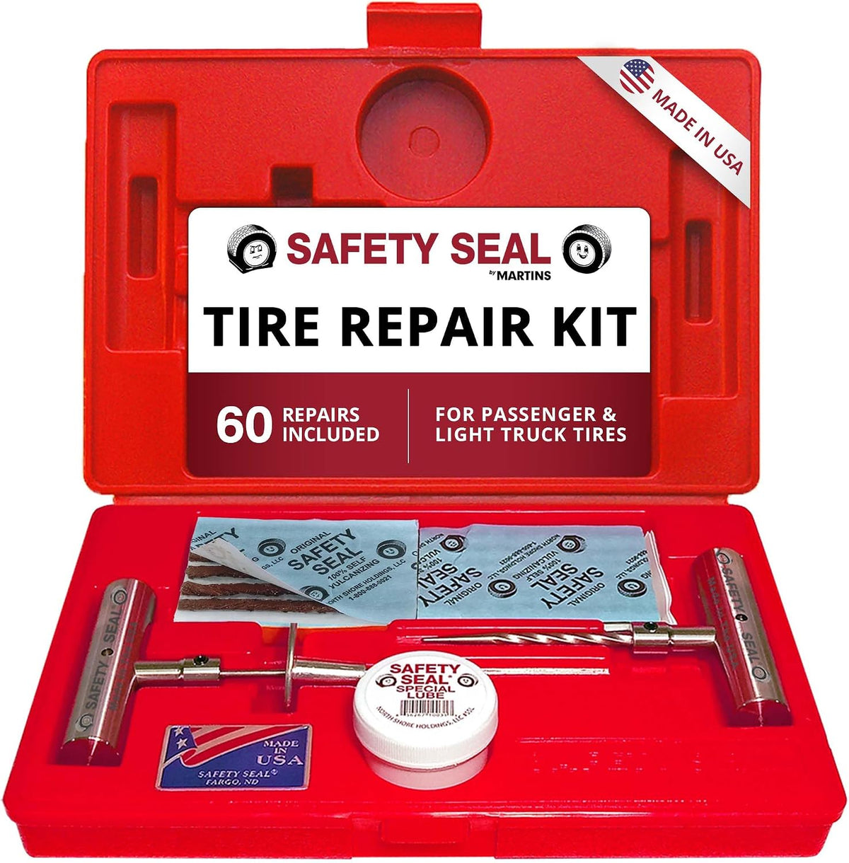safety seal tire repair kit auto/lt deluxe kit, main product view