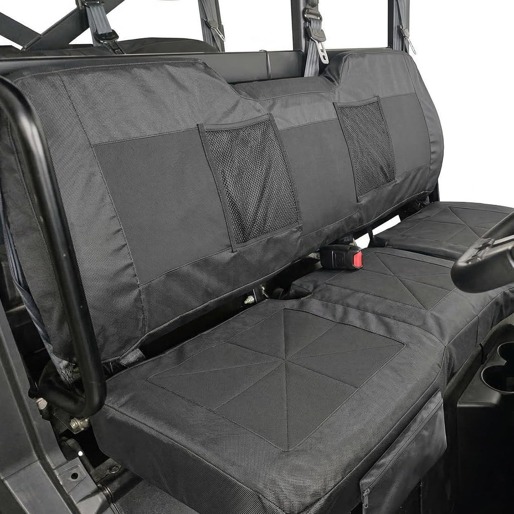 YMU Ranger Seat Covers with Storage Mesh Net, UTV Seat Covers Compatible with Polaris Ranger 1000 2020-2026, Polaris Ranger XP 1000 2017-2021