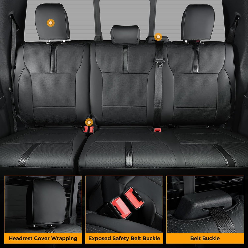 Super Cover® for Ford F150 Seat Covers 2015-2024 2025 2026 Full Set, for F-15...