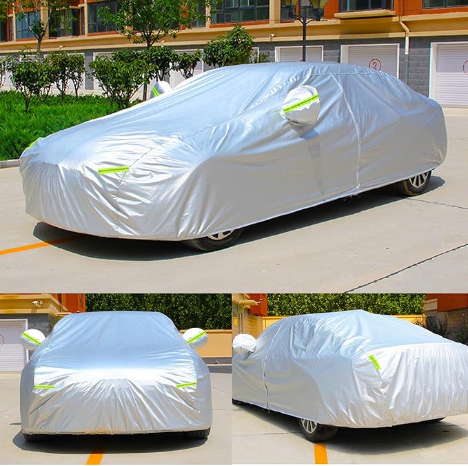 KouKou Full Exterior Covers 100% Waterproof, Universal Fit Toyota Camry Honda - Image 6