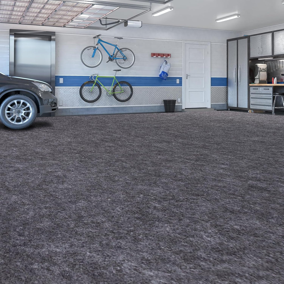 garage mats oversize garage floor paking mat for, side view