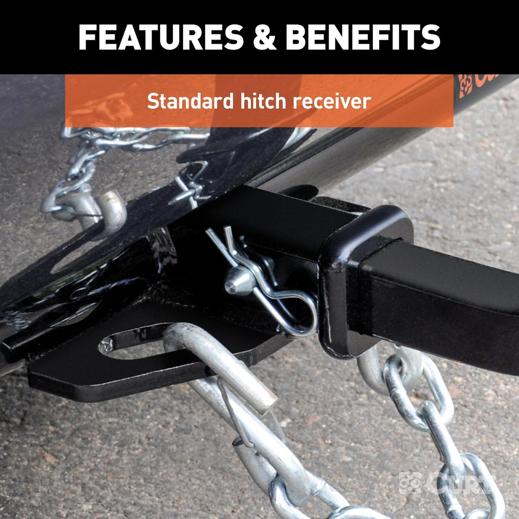 CURT 12100 Class 2 Trailer Hitch, 1-1/4-Inch Receiver