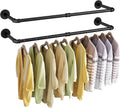 wall mounted clothes rack 31.5in, industrial pipe wall, main product view